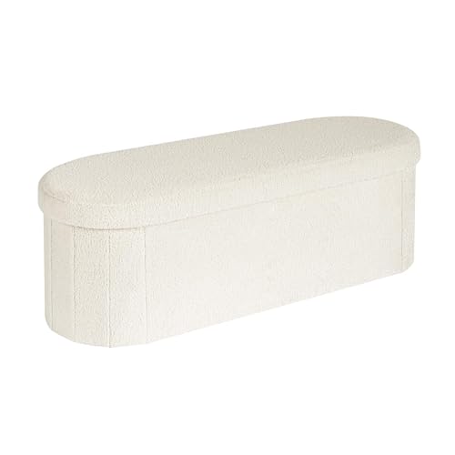 Oval Storage Ottoman