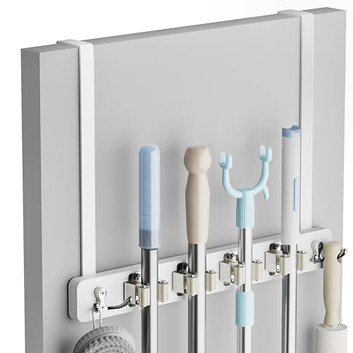 Over-the-door broom system