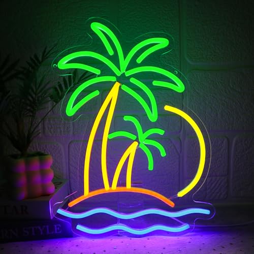 Palm Tree Neon Wall Sign