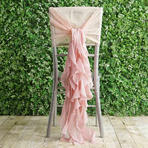 Pastel Chiffon Chair Sash