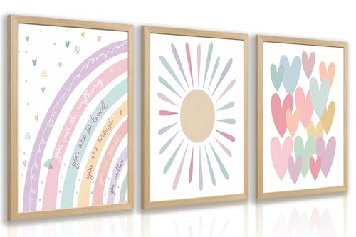 Pastel Color Wall Art Set