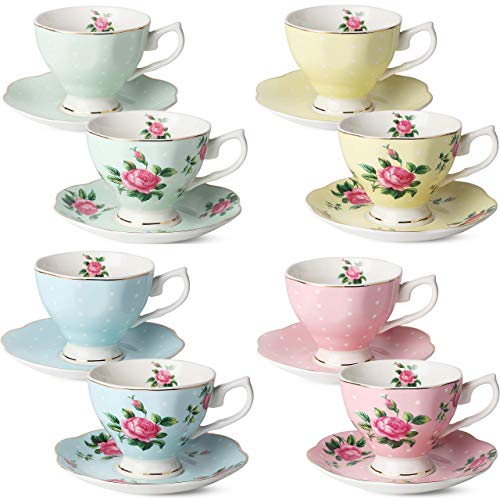 Pastel Tea Cup Set