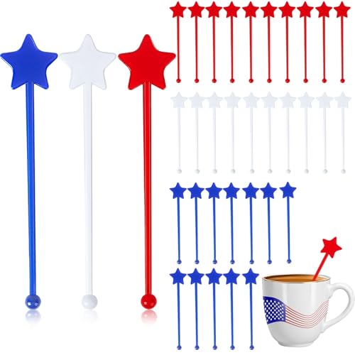 Patriotic Drink Stirrers