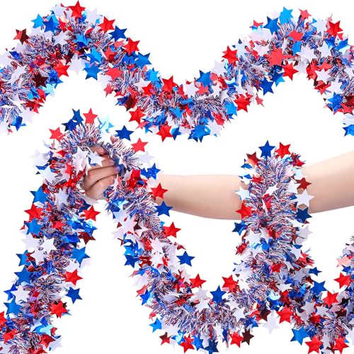 Red, White, and Blue Garlands