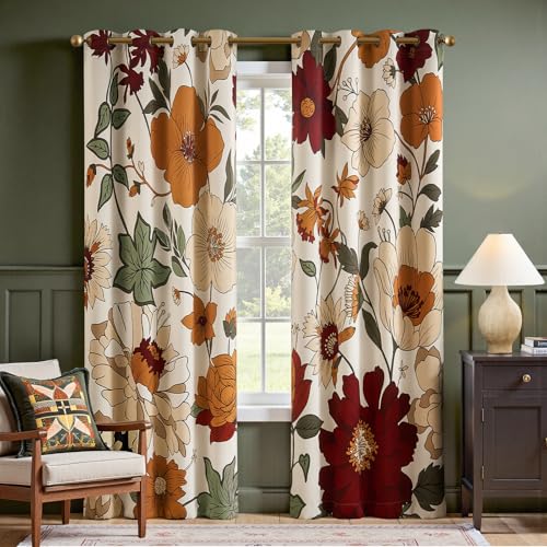 Colorful Block Printed Curtains