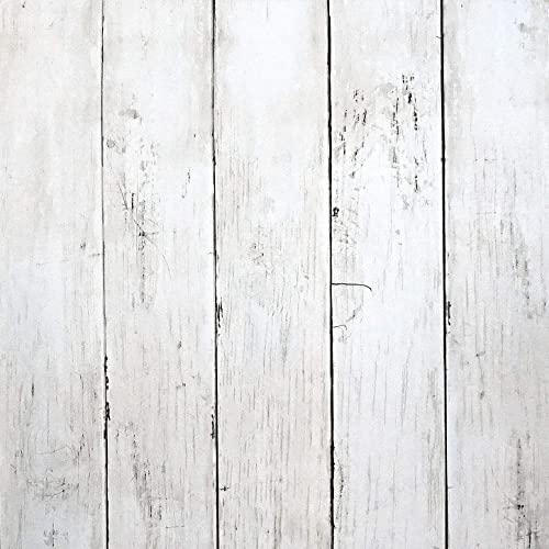 Adhesive White Wood Paneling