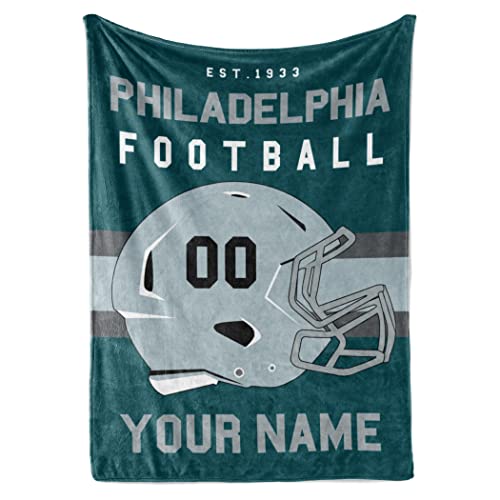 Personalized Athletic Throw Blanket