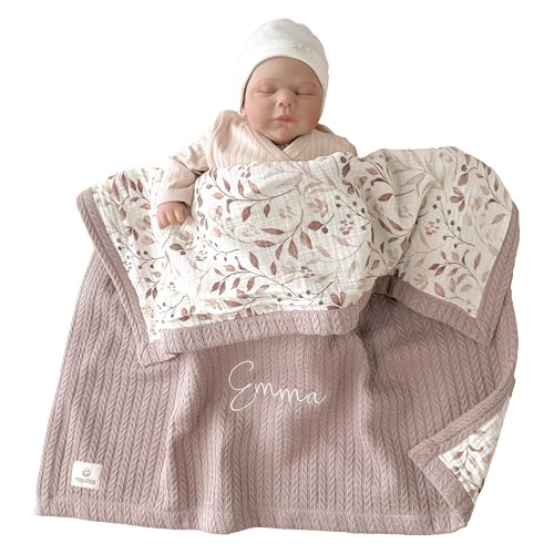 Embroidered Baby Wrap with Monogram