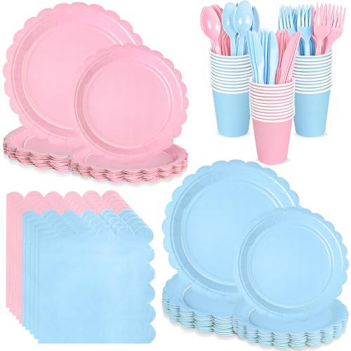 Pink and Blue Napkin Set
