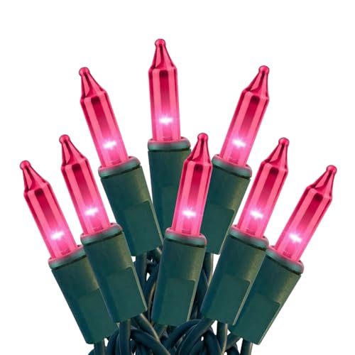 Pink Christmas Tree Lights