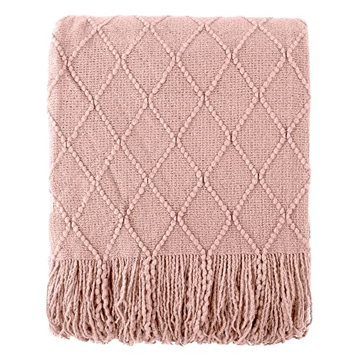 Knit Rose Throw