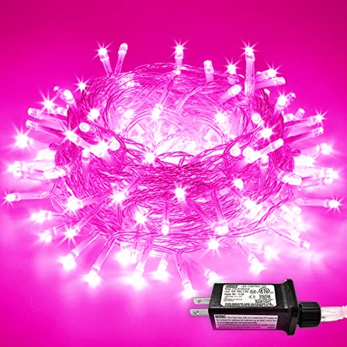 Pink LED String Lights