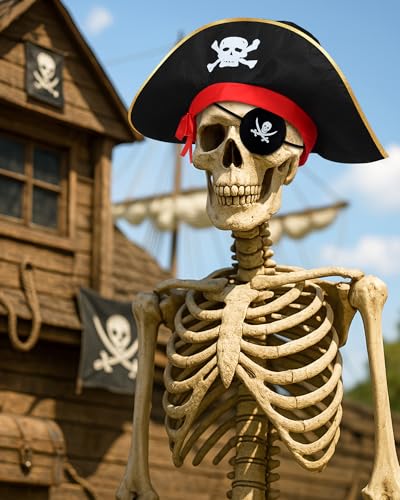 Pirate Skeleton Decor Set
