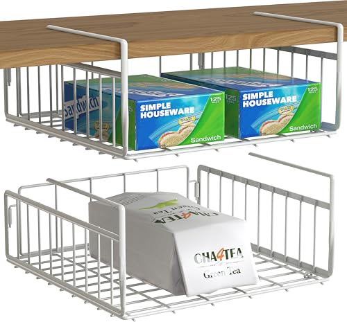 Plastic Under-Shelf Stash Organizer