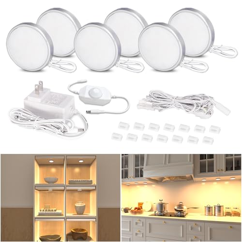 Plug-in Under Cabinet Puck Lights