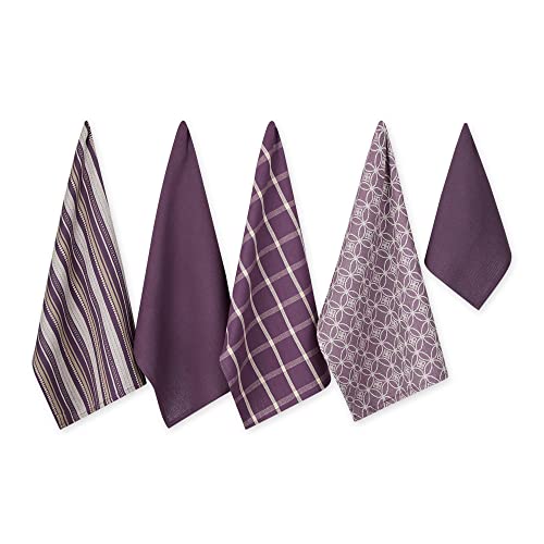 Plum Kitchen Towels Set