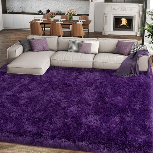 Deep Purple Plush Carpet