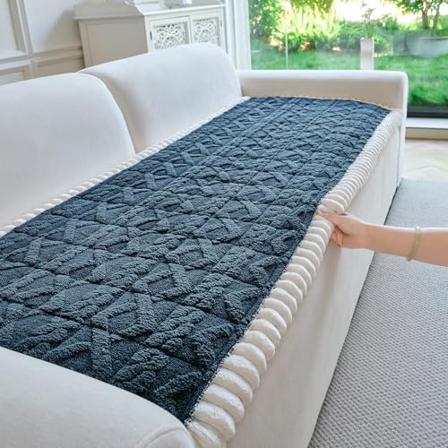 Plush Sofa with Cushions