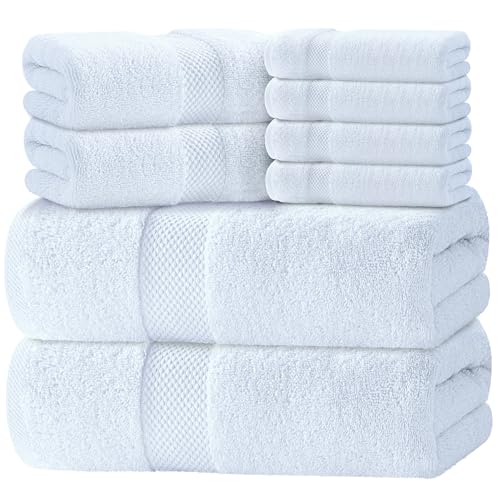 Deluxe White Towels Collection