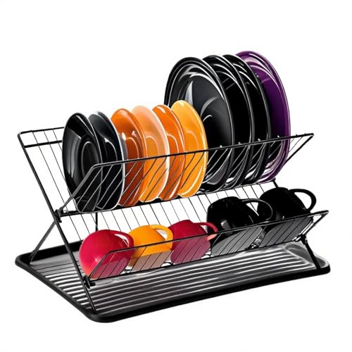 Portable Drying Rack with Drip Tray