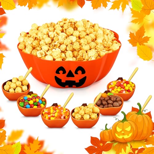 Pumpkin Popcorn Bowl Set