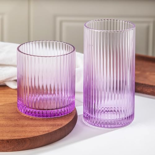 Violet Glassware Collection