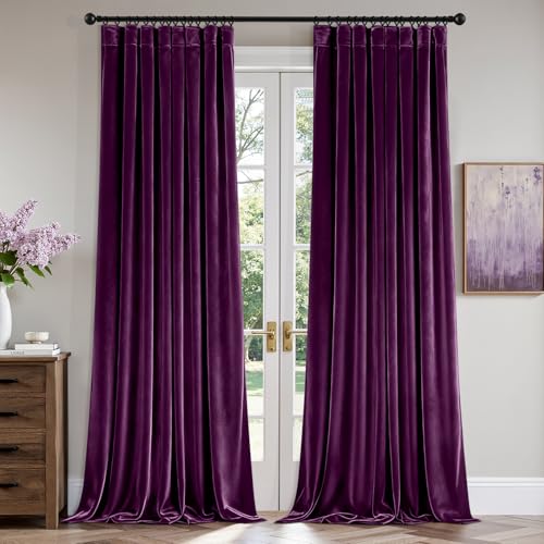 Plush Drapes in Profound Purple