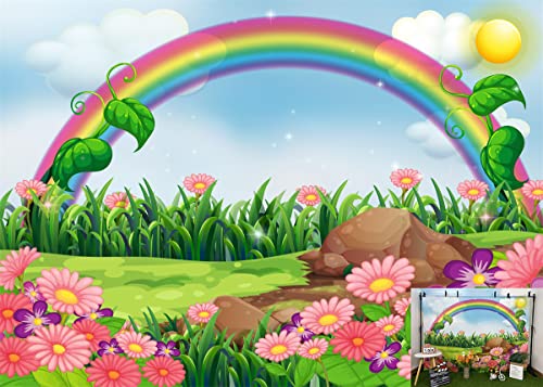 Rainbows Fabric Backdrop