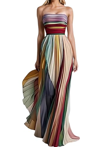 Bridesmaid Dresses in Rainbow Colors