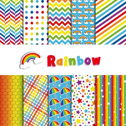 Rainbow Craft Paper Pack