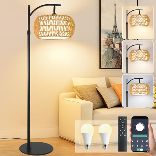 Rattan Floor Lamp