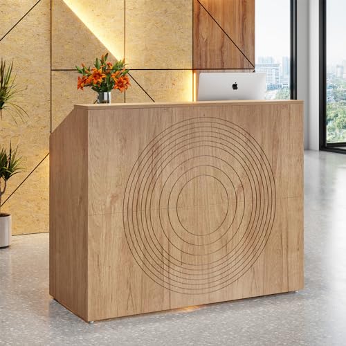 Reclaimed Wood Reception Desk