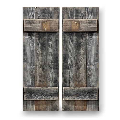 Reclaimed Wood Shutter Panels
