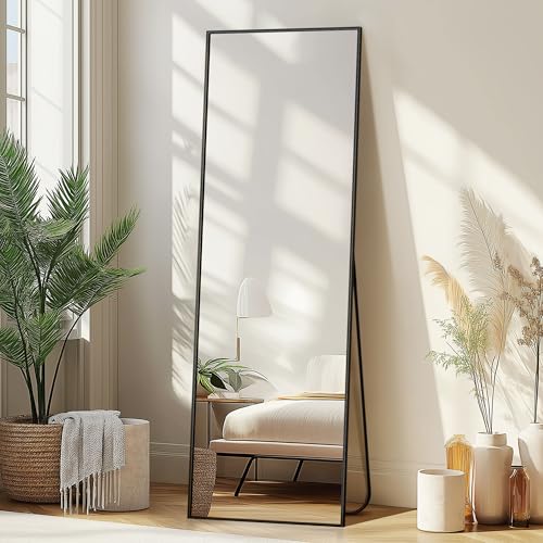 Rectangular Floor Mirror with Stand