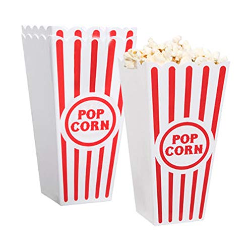 Red and White Popcorn Buckets
