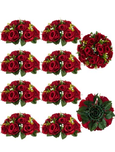 Crimson Rose Centerpiece