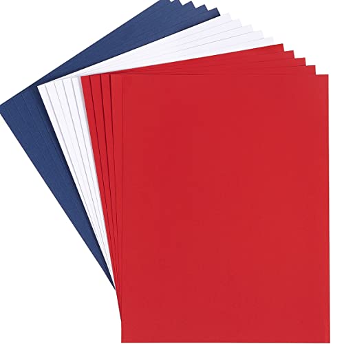 Red, White, and Blue Cardstock Paper