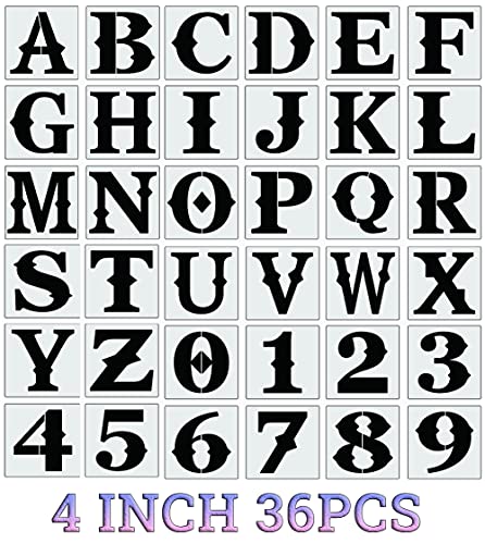 Retro Font Stencils