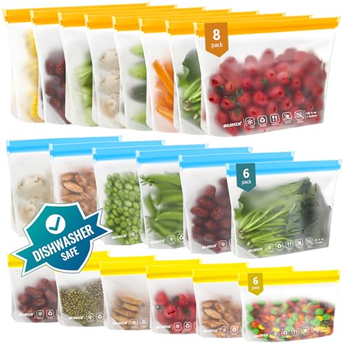 Reusable Silicone Food Storage Bags