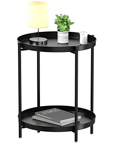 Round Patio Side Table