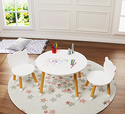 Round Wooden Play Table