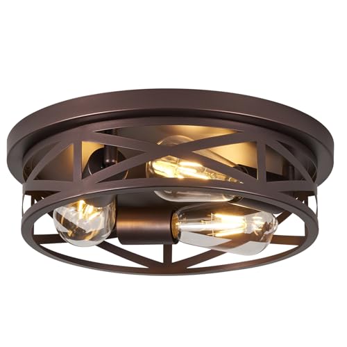 Rustic Brown Ceiling Light