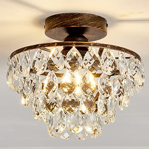 Rustic Crystal Chandelier