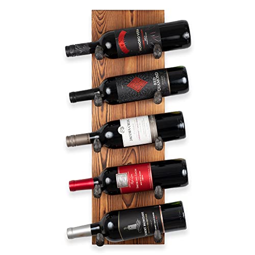 Reflective Rustic Wine Rack