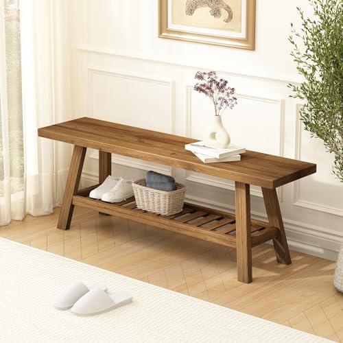 Rustic Wooden Bench
