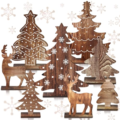 Rustic Wooden Christmas Decorations