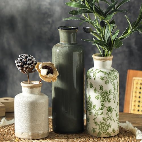 Sage Green Ceramic Vase