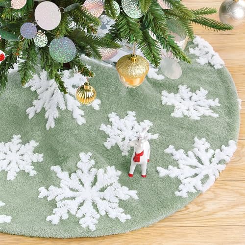 Sage Green Christmas Tree Skirt
