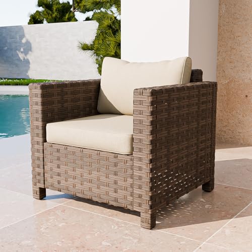 Intricately Designed Wicker Lounge Chair