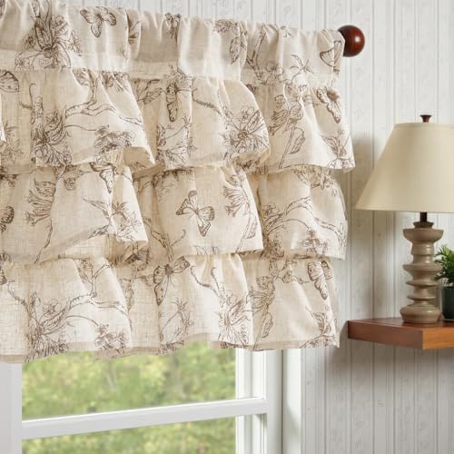 Shabby Chic Ruffled Valance